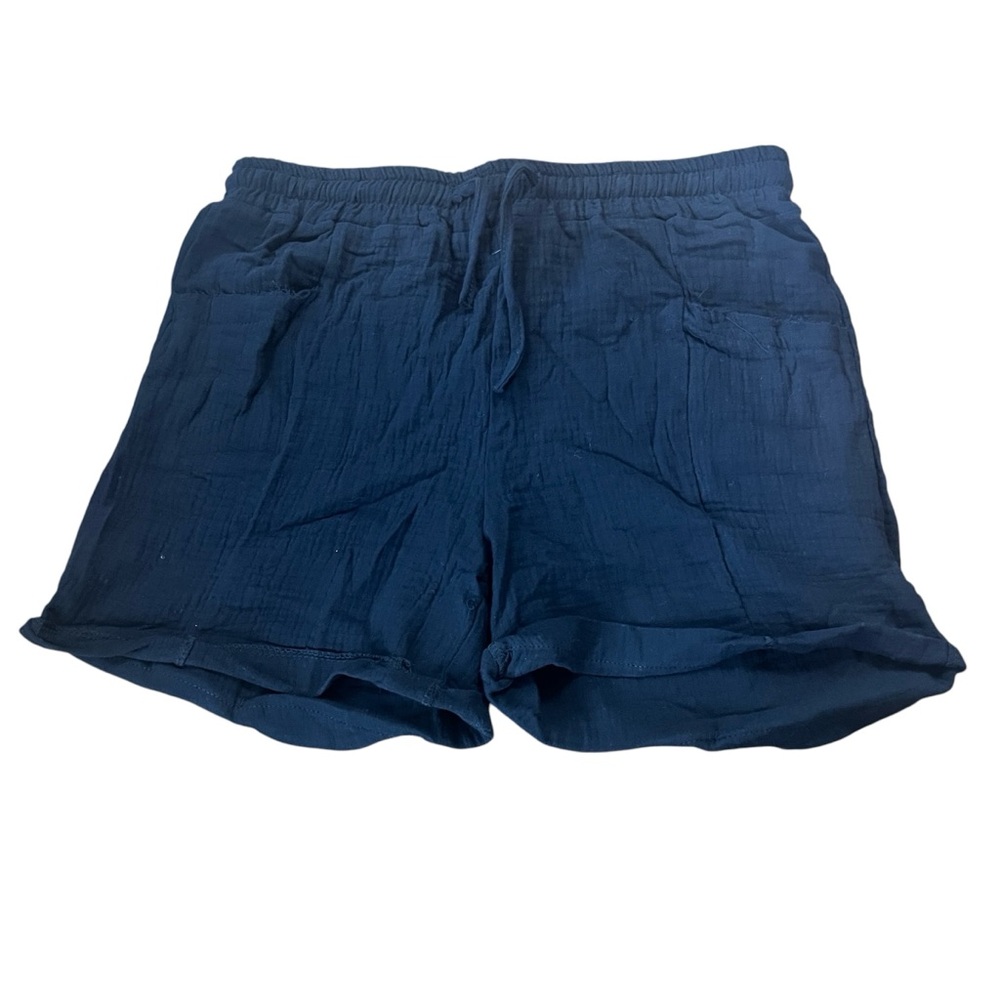 NWOT • Black Linen Casual Shorts